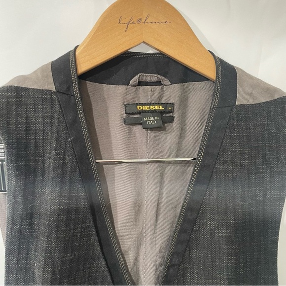 Diesel Charcoal and Black Vest - Picture 2 of 4